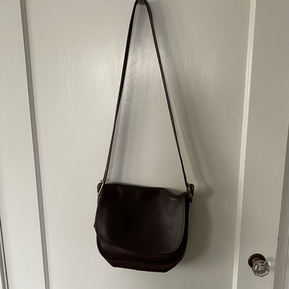 Vintage 90s Coach saddle bag - Picture 1 of 5